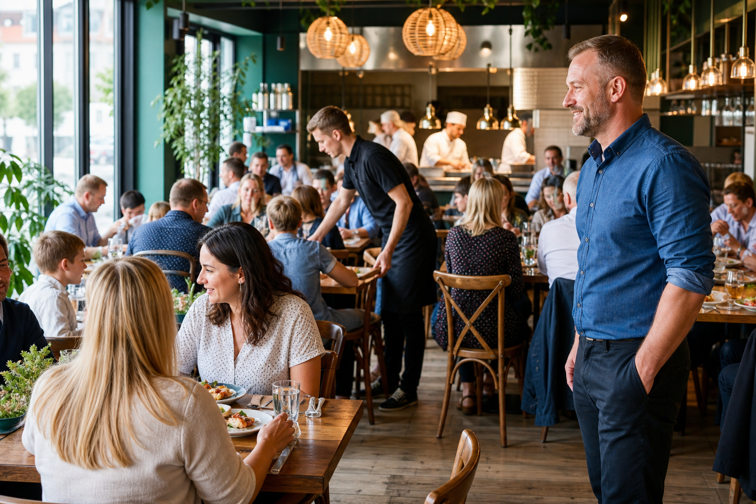 Rozwijająca się restauracja w Bydgoszczy z coraz większą liczbą gości.