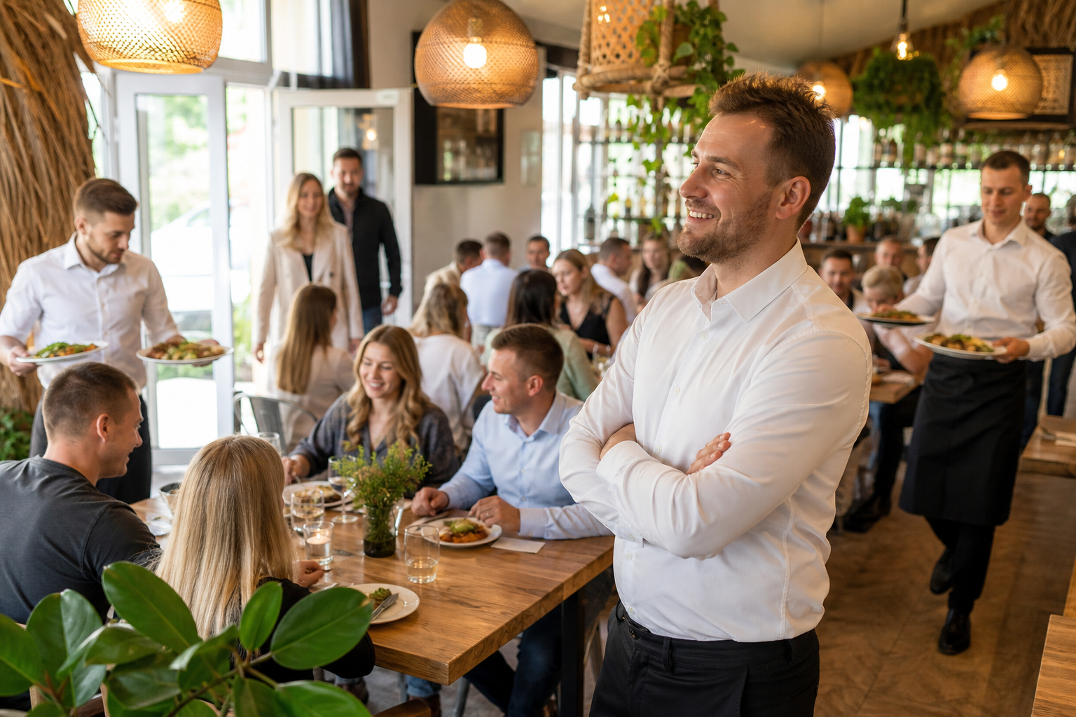 Rozwijająca się restauracja w Płocku z napływem gości i zadowolonym właścicielem.